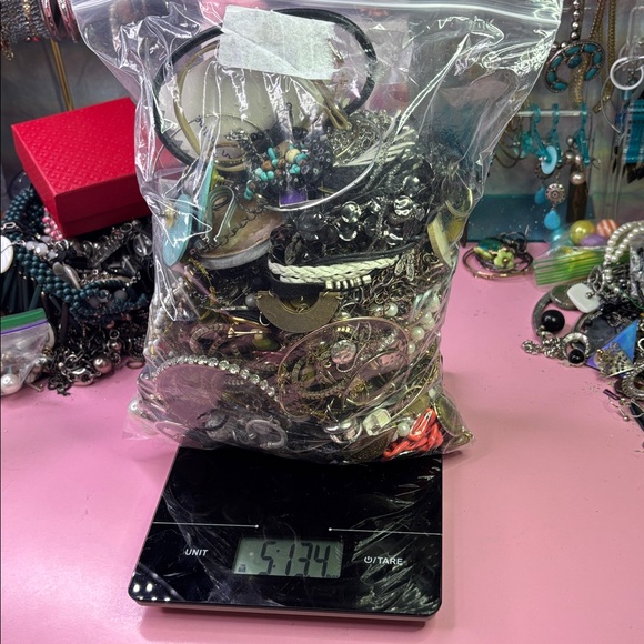 Jewelry - 5 lb CRAFT LOT BROKEN PIECES